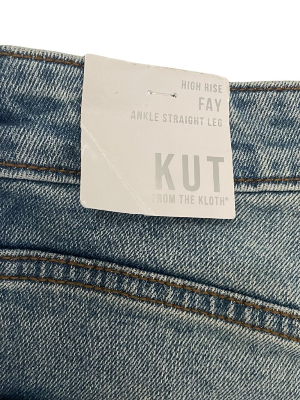 NWT Kut From The Kloth Fay Studded Ankle Straight Jeans 4 - Picture 11 of 12